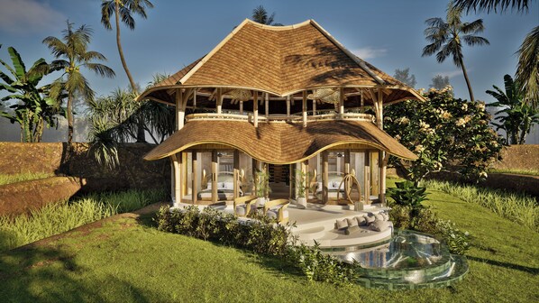Luxury Villa, 2 Bedrooms, Private Pool, Garden View | Terrace/patio