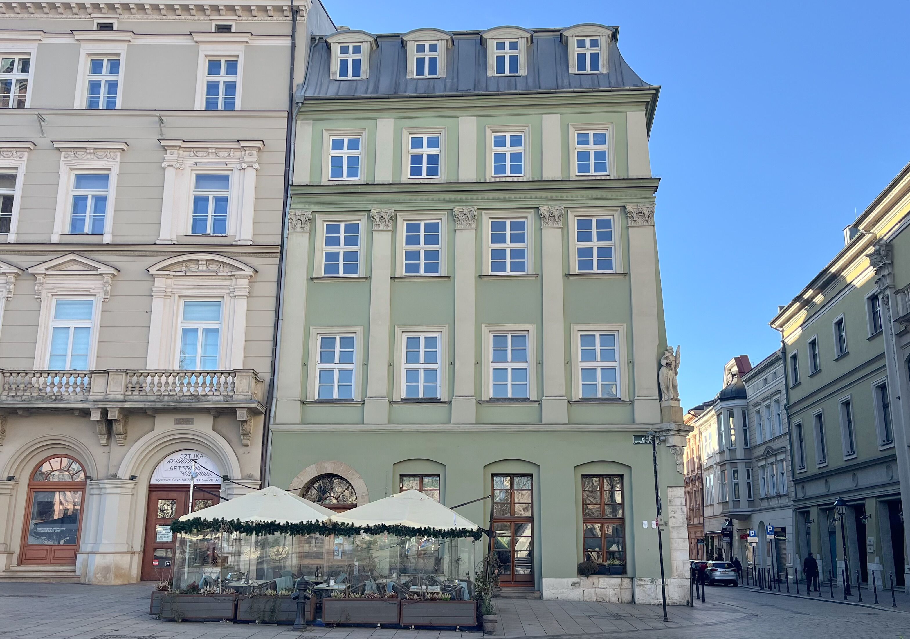 Voorkant van accommodatie