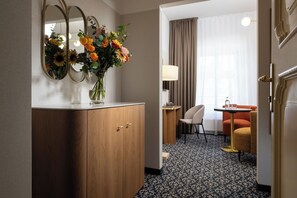 Standard Double or Twin Room | Minibar, in-room safe, desk, iron/ironing board