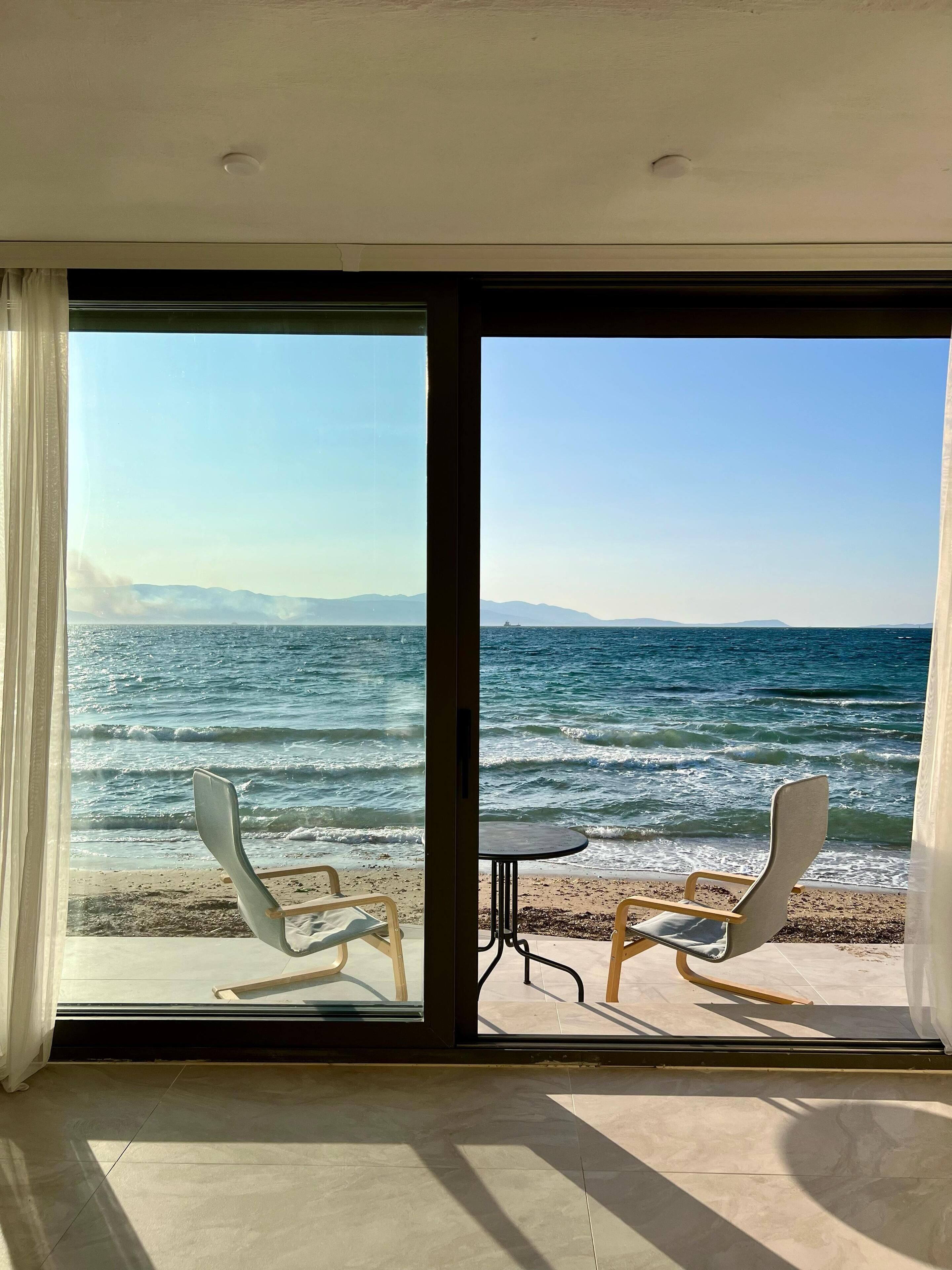 Habitació doble romàntica, vistes al mar | Wifi gratuïta 