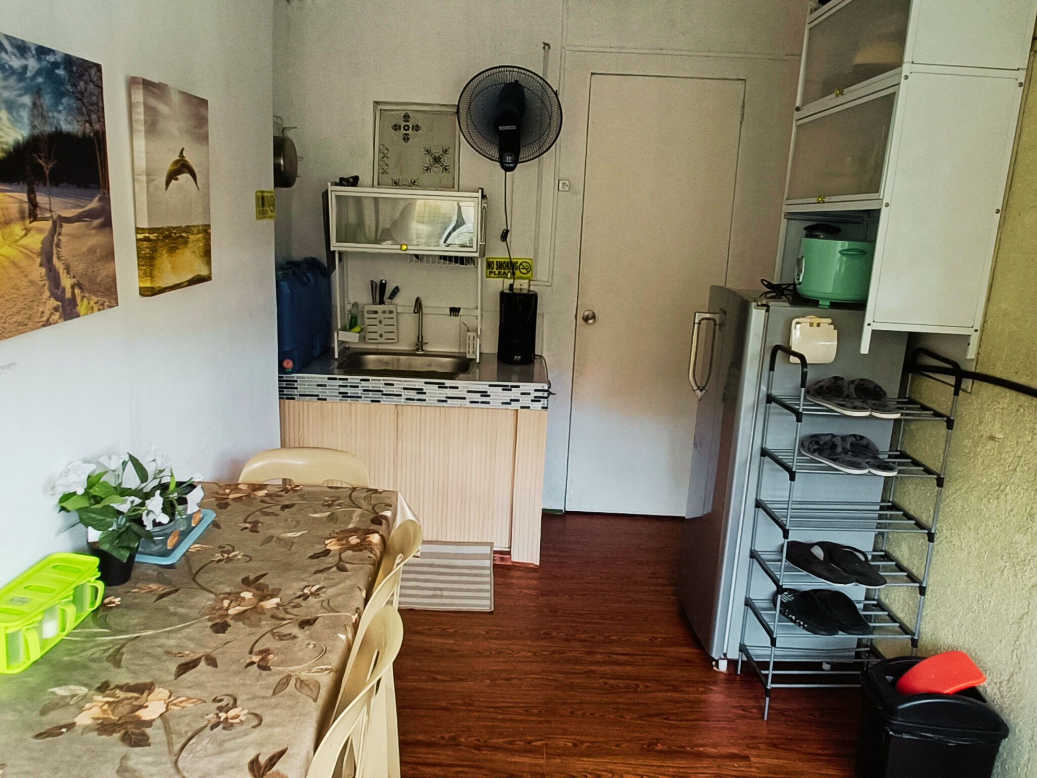 บ้านพัก, 1 ห้องนอน, พร้อมสิ่งอำนวยความสะดวกสำหรับผู้พิการ, สูบบุหรี่ได้ | ครัวส่วนตัว