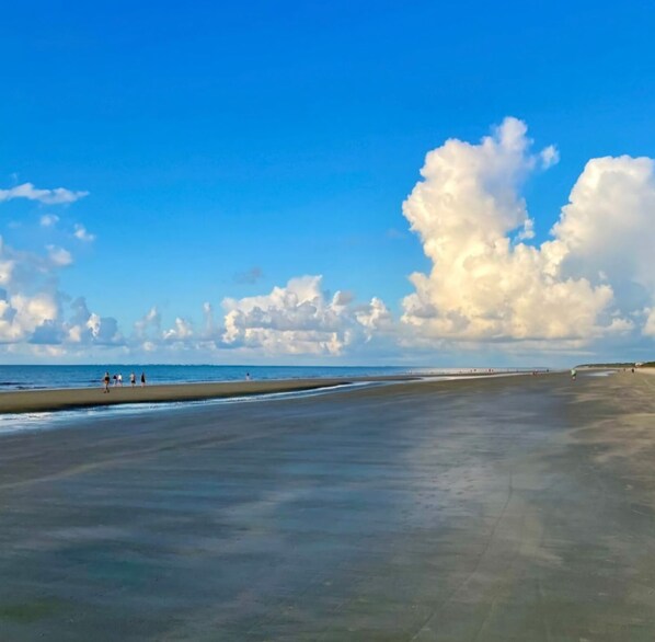 Tæt på stranden, liggestole