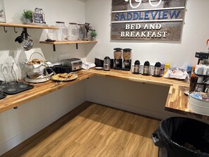 Gratis frukost enligt egen beställning varje dag 