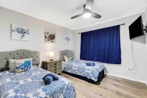 4 chambres, Wi-Fi, literie fournie