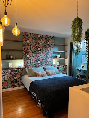 1 chambre, fer et planche à repasser, Wi-Fi, draps fournis