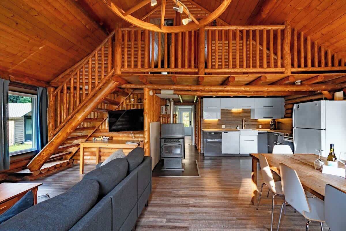 Fernseher, Kamin