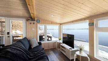 Télévision, cheminée, espaces bureaux