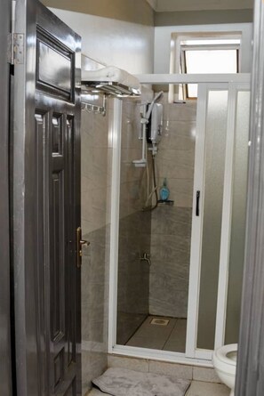 Towels, soap, toilet paper