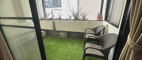 Chambre quadruple familiale | Terrasse/patio