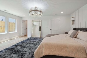 4 bedrooms, iron/ironing board, travel crib, WiFi