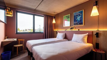 Sistema de insonorización, wifi gratis y ropa de cama 
