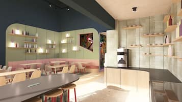 Daily buffet breakfast (EUR 13 per person)