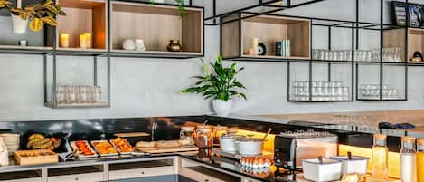 Daily buffet breakfast (EUR 12 per person)