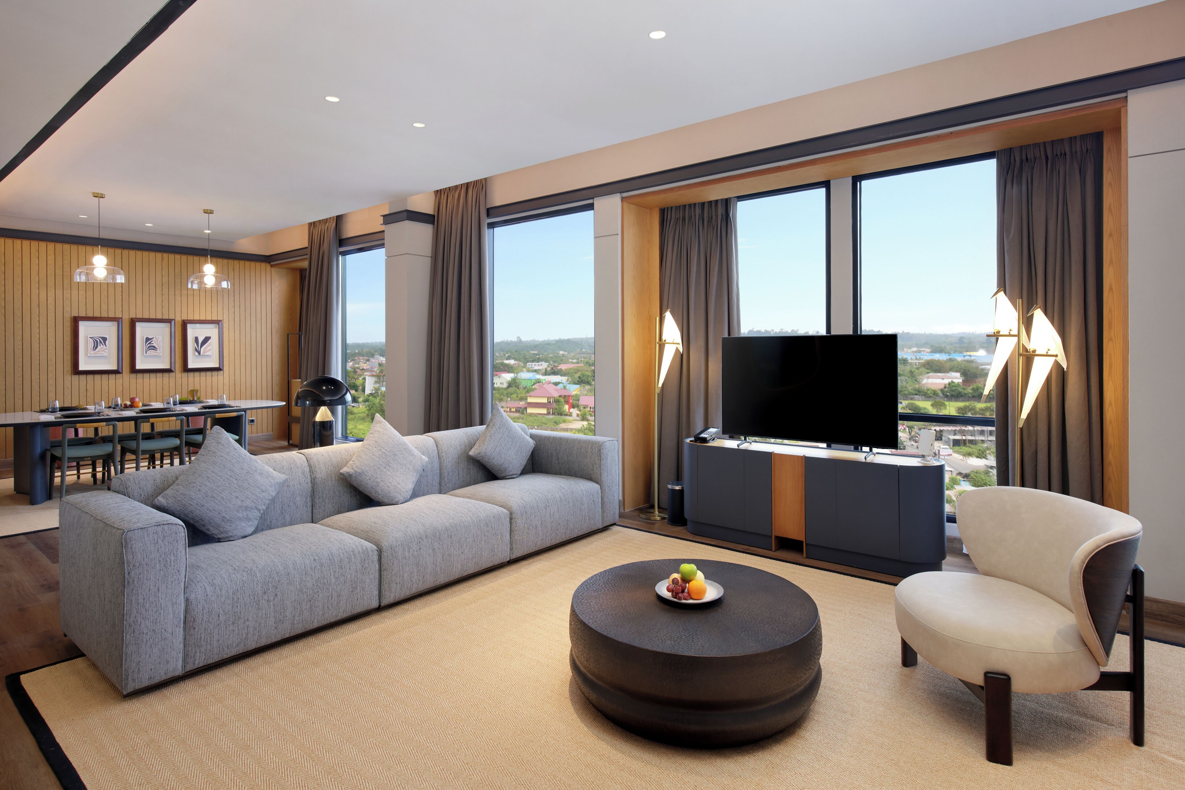 Suite, 1 King Bed | Living room