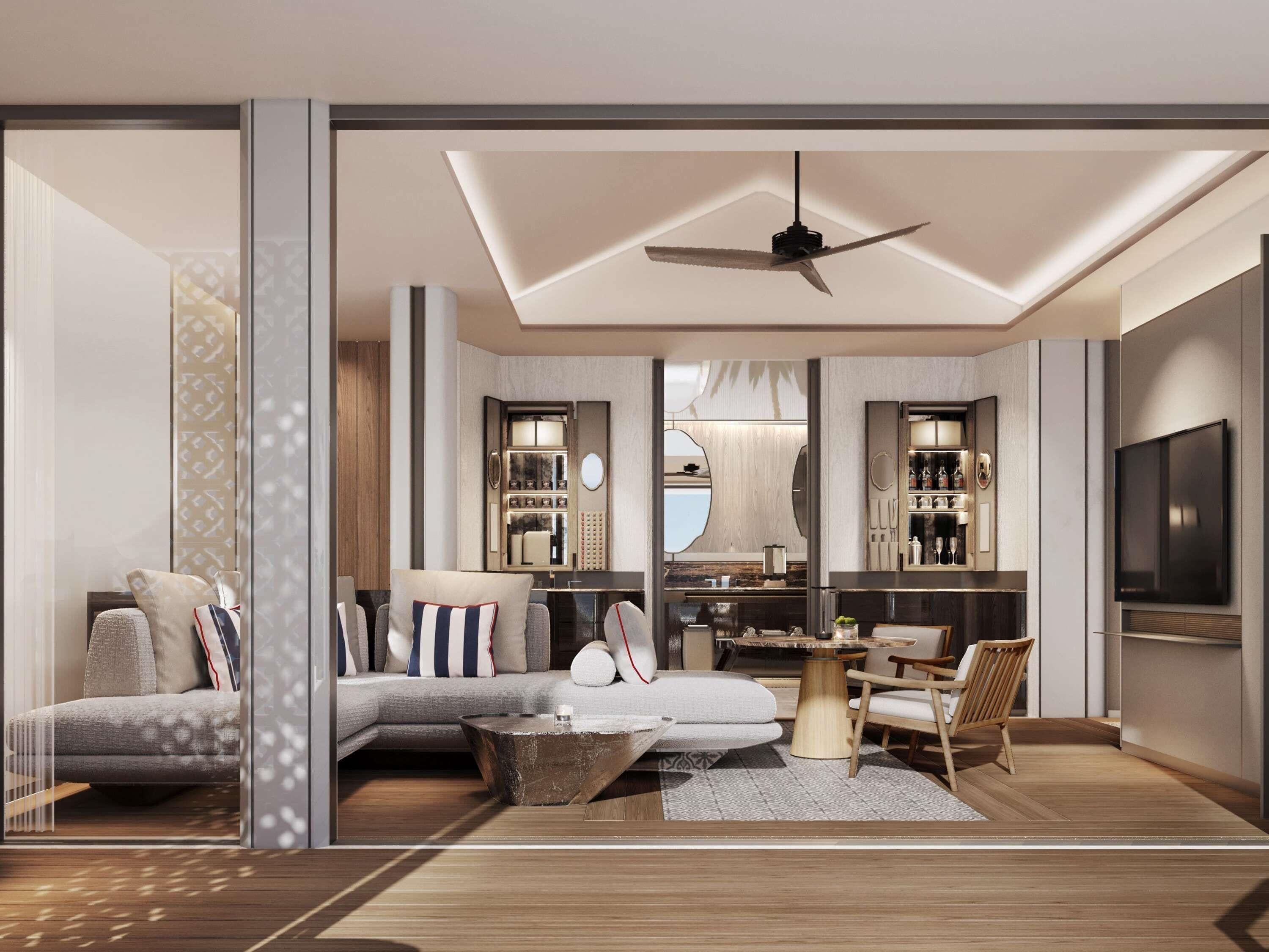 Free minibar items, in-room safe, blackout drapes, soundproofing