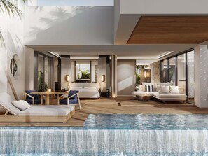 Suite, 2 Schlafzimmer, Meerblick