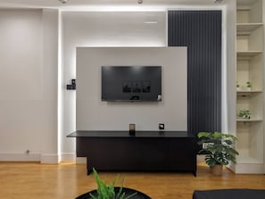 Apartamento, 2 habitaciones, fumadores, balcón | Sala de estar