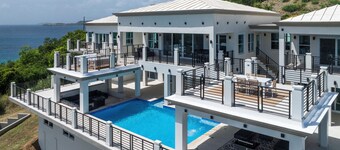 Brand New Luxury 8BR Villa on St. Thomas with Ocean Views, Waterfall Pool & More
