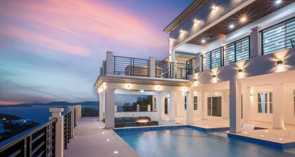 Brand New Luxury 8BR Villa on St. Thomas with Ocean Views, Waterfall Pool & More