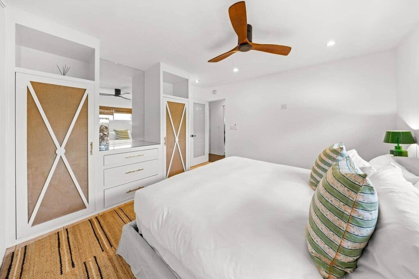 2 bedrooms, in-room safe, iron/ironing board, travel crib