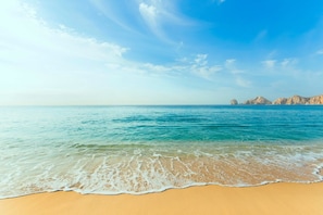 On the beach