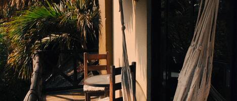 Studio, strandutsikt | Terrasse/patio