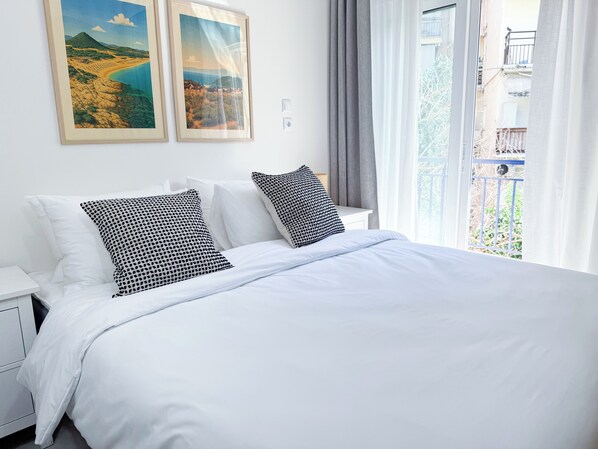 2 habitaciones, tabla de planchar con plancha, wifi y ropa de cama 