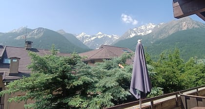 Appartement avec terrasse proche des pistes