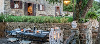 Passerina House: the unknown Umbria.  Old stone farmhouse with a view