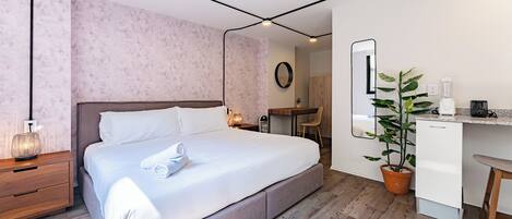 1 soverom, skrivebord, wi-fi og sengetøy