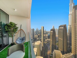Premium-Apartment, 4 Schlafzimmer, Stadtblick | Balkon