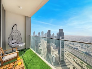 Panoramic Apartment, 2 Bedrooms, Sea View | Balcony