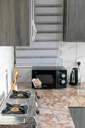 Microwave, stovetop