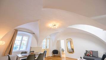 Apartment, Non Smoking, Kitchen | Living area