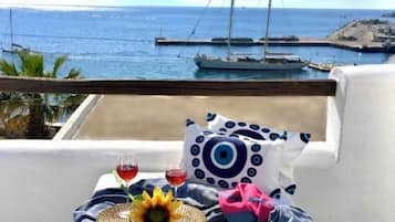 Twin Room, Balcony, Sea View | Blackout curtains, free WiFi