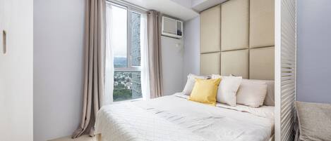 Individually decorated, individually furnished, desk, laptop workspace