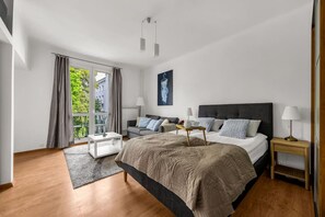 1 bedroom, iron/ironing board, free WiFi, bed sheets - Ochota Apartment - Balcony - by Rentujemy (Warszawa)