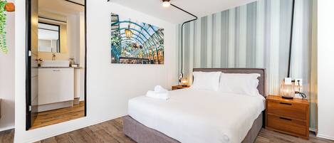 1 Schlafzimmer, kostenloses WLAN, Bettwäsche