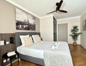 Deluxe Apartment, Courtyard View | Iron/ironing board, travel cot, free WiFi, bed sheets