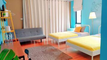 1 室のベッドルーム、WiFi、ベッドシーツ