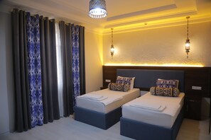 Decoración personalizada, muebles diferentes y wifi gratis 
