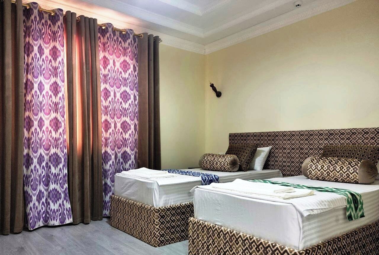 豪華雙床房 | 獨特設計、獨特裝修、免費 Wi-Fi、床單