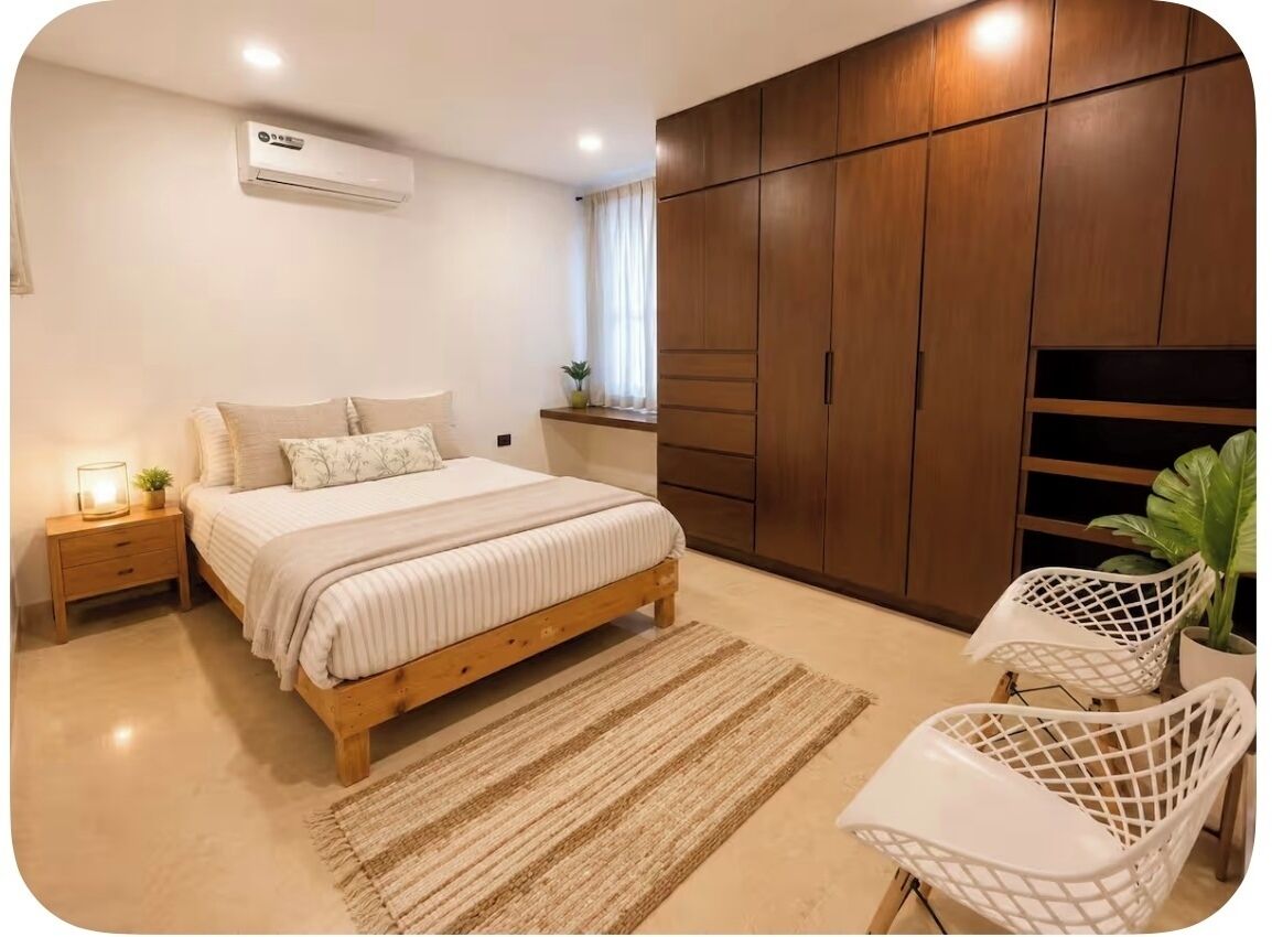 3 chambres, fer et planche à repasser, Wi-Fi, draps fournis