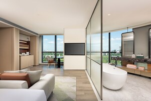 Suite, 1 Bedroom (Dining, Pantry, Study Area) | Premium bedding, down comforters, Select Comfort beds