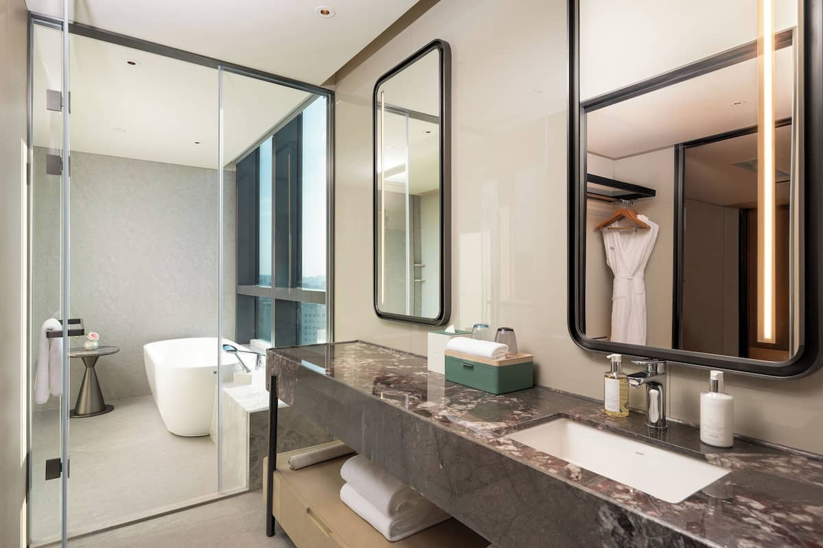 Premium Room, 1 King Bed, City View | Room amenity