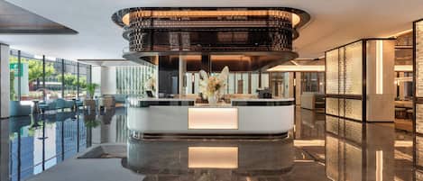 Sala de estar en el lobby