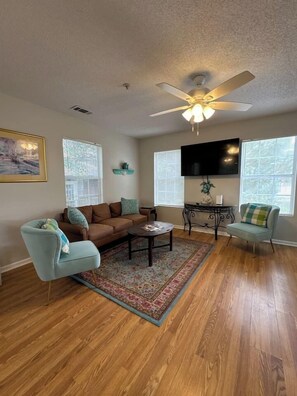 TV, table football, ping pong