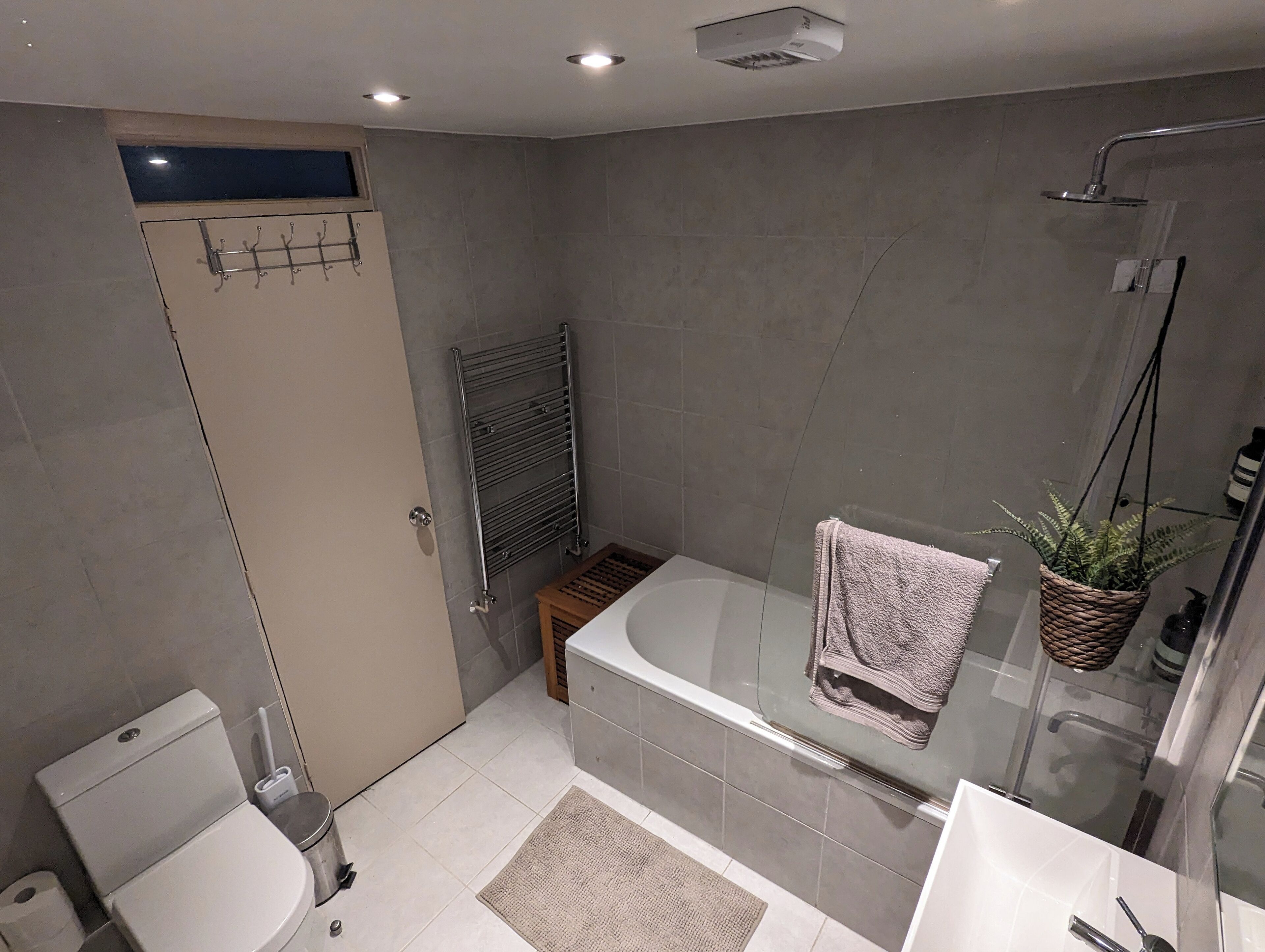 Towels, toilet paper