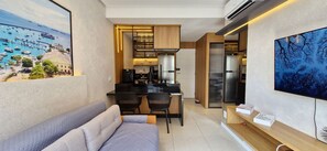 Comfort Apartment | Living area - COBAR0137 - Edifício Nau (Salvador)