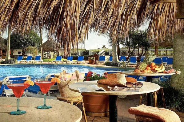 Piscina all'aperto, una piscina riscaldata
